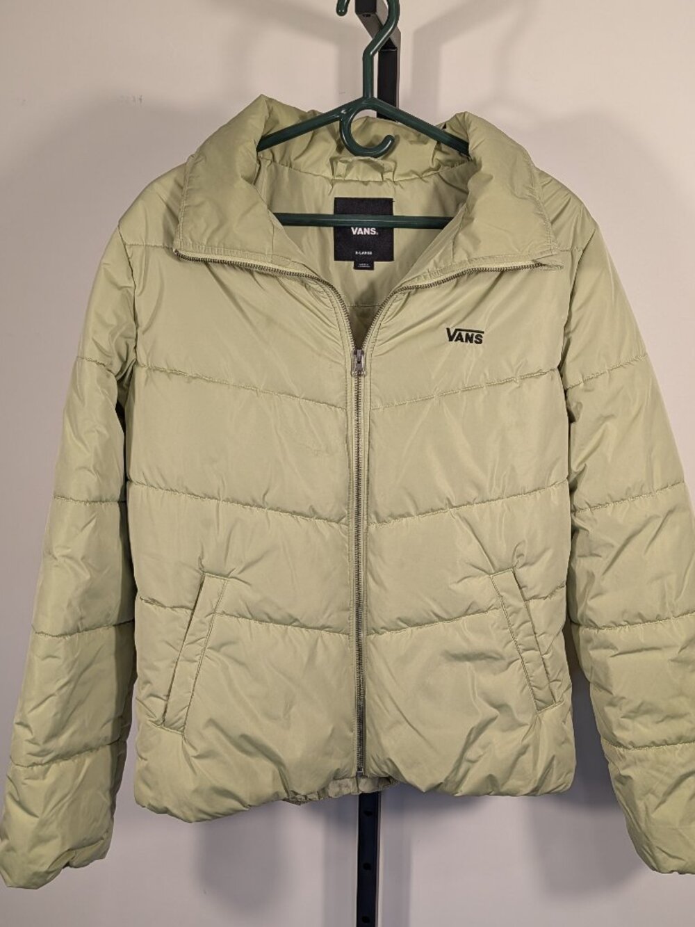 Vans Celery Green Quilted Puffer Jacket | Sz XL